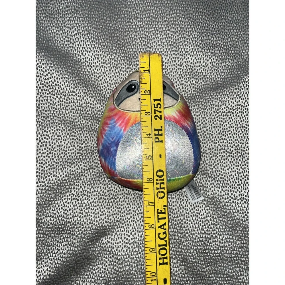 Peek A Boo Plush Tie Dyed Sloth Small 7